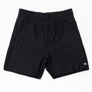 LIKE NEW Boys Sz Small Black Elastic Waist Sweat Shorts Side Pockets CHAMPION